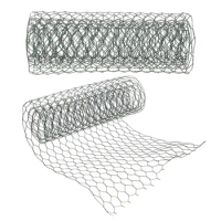 Metal Trim Pet Rabbit Chicken Wire Net Barbed Fence Iron Flower Arrangement Supplies Crafting Mesh For Garden