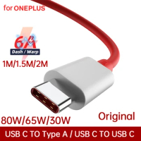 For Oneplus Cable Original Warp Dash Charge Cable 7A Fast Charge One Plus 10T 10 pro 9R 9 Nord 2T 2 5G 9T 8T Warp Charger Cabel