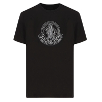 【MONCLER】春夏新款 男款 胸前品牌LOGO 短袖T恤-黑色(M號、L號、XXL號)