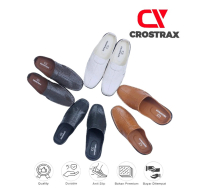 Crostrax - Sandal Pria Bustong kulit Asli Sepatu Bustong Terbaru