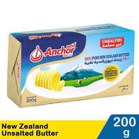 anchor butter 200 gram unsalted