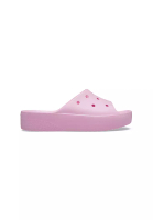 Crocs Crocs - 女裝 CLASSIC PLATFORM 拖鞋 - 粉紅色
