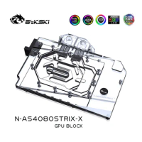 Bykski RGB Water Cooling GPU Block Cooler for ASUS RTX4080 ROG STRIX TUF N-AS4080STRIX-X