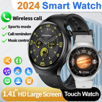 Watch 4 Pro Smart Watch Men AMOLED Screen Heart Rate Bluetooth Call Waterproof GPS Sports Fintess Tracker Women Smartwatch 2024