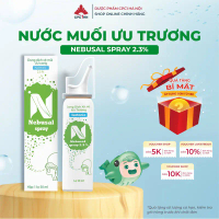Xịt Thông Mũi CPC1HN NEBUSAL SPRAY Nước Muối ưu trương 2,3% Giảm Nhanh Nghẹt Mũi Cho Mẹ Bầu