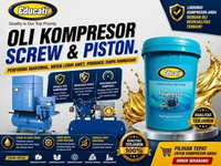 oli kompresor angin (20 Liter) Toupressor Educati untuk kompresor Screw dan Piston. 100