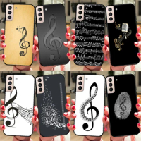 Music Notes Phone Case For Samsung Galaxy S23 S20 FE S21 Ultra Note 10 S9 S10 Plus Note 20 S22 Ultra Cover