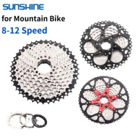 SUNSHINE-Mountain Bike Freewheel, MTB Cassette, 8 9 10 11 12 Speed Flywheel, 36T 40T 42T 46T 50T 52T, 11S Sprocket forShimano