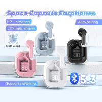 หูฟังบลูทูธไร้สาย T2, หูฟังบลูทูธ, จอแสดงผลดิจิตอล LED Power, ชุดหูฟัง, เหมาะสำหรับ iPhone, Xiaomi,