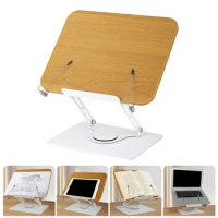 Hands Book Holder with Page Clip, Reading Stand for Textbook Magazine