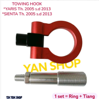 Towing HOOK DEREK MOBIL Depan BUMPER TOYOTA YARIS - SIENTA LAMA TAHUN 2005 2006 2007 2008 2009 2010 