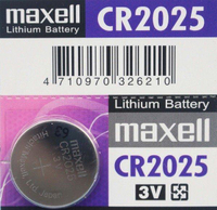 maxell 鈕扣型鋰電池 CR2025 (1入)
