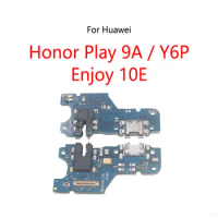 USB Charge Dock Port Socket Jack Plug Connector Flex Cable For Huawei Honor Play 9A / Enjoy 10E / Y6P Charging Board Module