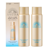 SHISEIDO 資生堂 安耐曬金鑽高效防曬噴霧NASPF50+ PA+++ 60g 兩入組 台灣專櫃貨