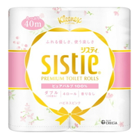 日本製紙SISTIE【捲筒雙層衛生紙-粉紅】