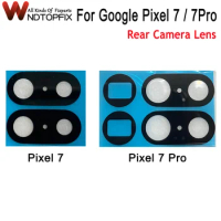 2Pcs For Google Pixel 7 Pro Back Rear Camera Lens Glass Replace Pixel 7Pro Lens Glass New For Google Pixel 7 RearCamera Lens