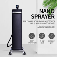 Top Professional Detachable Nozzle Nano Micromist Hair Care Steam Machine&amp;Hair Salon Nano Micro Mist Gun Hair Steamer Machine