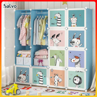New product Children's Wardrobe Baby's Clothes Cabinet Cartoon Wardrobe DIY Kids Storage Organizer A