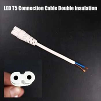 Trao Kabel Sambungan Lampu LED T5 Fitting Socket 2-3 Pin 1 Sisi Konektor Power Connector Kabel Exten