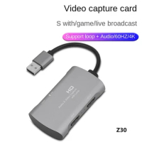 1 PCS 4K 1080P60hz Video Capture Card -Compatible To USB Video Capture Card Suitable For Game Recording And Live Broadcast