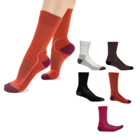 【Icebreaker】女 中筒薄毛圈健行襪+(登山襪/健行襪/戶外機能襪/美麗諾羊毛襪)
