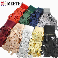 Ren Kim Sa Đính Cườm Viền Tua Rua, Mảnh Tròn, Dài 2 / 3 / 5Yard, 17cm, Thích Hợp Cho Quần Áo, Váy Sâ