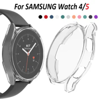Case+Glass for Samsung Galaxy Watch 4 40mm 44mm TPU Screen Protector+Bumper for Samsung Galaxy Watch5 40mm 44mm Protective Cover