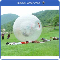 Free Shipping Zorb Ball 2.5m Dia Inflatable Human Hamster Ball 0.8mm PVC Material Outdoor Transparent Giant Inflatable Ball
