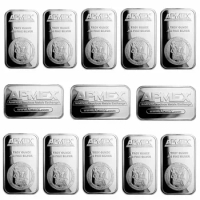 1oz American Silver Bullion. Silver-plated Brass Core Not Magnetic Business Gift