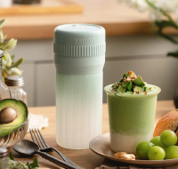 Bruno 多功能便攜式直飲果凍杯  绿色