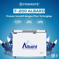 CHEST FRIGIGATE 200 L PENYIMPANAN DAGING READY GOJEK KALIMAS