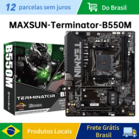 MAXSUN Terminator AMD B550M Motherboard Dual Channel DDR4 USB3.1 PCIE 4.0 AM4 Supports Ryzen 4000/5000 (3600/4650G/5600G/5600X)
