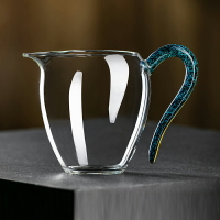 水晶玻璃公道杯茶漏套裝高端透明分茶器功夫茶具配件小號茶海茶杯