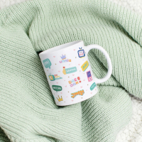 Mug K-Drama Aesthetic Ver 2 - Gelas Korea Lucu & Gemas - Souvenir Kpop Unik - Bahan Keramik Berkuali
