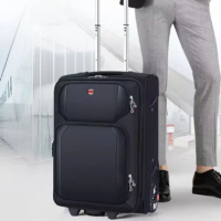 20/22/24/28 Inch Rolling Suitcase With Business Oxford Fabric Travel Luggage With Wheels