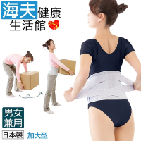 百力軀幹裝具 未滅菌 海夫健康生活館 ALPHAX 腰椎固定帶 護腰帶 日本製_加大