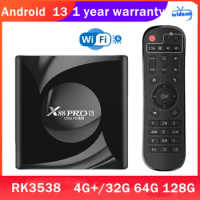 X88 PRO 13 Android 13 TV Box Voice M3U RK3528 4G 64GB Wifi6 BT5.0 8K HD smart IP TV BOX Set up Box 2GB16GB 4GB 64G 128GB