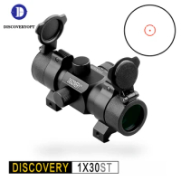 DISCOVERY Red Dot Sight 1X30ST Waterproof Shockproof Spotting Scope For Rifle For AR15 M4 Red Dot Scope For Hunting