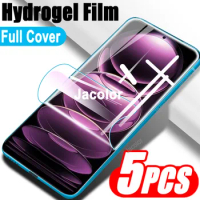 5PCS Hydrogel Film For Xiaomi Redmi Note 12 Pro Plus Speed 5G Protection Screen Protector Water Gel Note12 12Pro Note12Pro 5 G