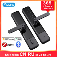 Aqara N200 Smart Door Lock Fingerprint Bluetooth Password NFC Unlock Linkage With Doorbell Works With Xiaomi Mijia HomeKit APP