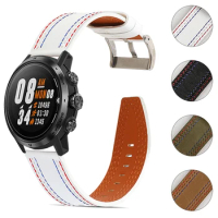20mm 22mm Leather Band for COROS APEX Pro/APEX 46mm 42mm Watchband ремешок for COROS PACE 2 Wrist Strap Bracelet Correa Bracelet