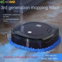 ECHOME Full Auto Mopping Robot Electric Sweeper Intelligent Household Charging Sweeper Dry Wet Dual Purpose Clean Home Appliance