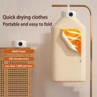 Mini Clothes Dryer 220V Household Small Upper Blower Hanging Tumble Dryer Portable Foldable Cloth Dryer Dehydrator