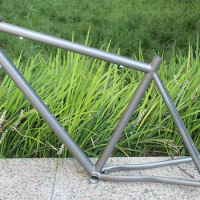 Titanium road bike frame, titanium bicycle frame racking, XACD titanium bike frame with 700C wheel