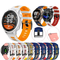 22mm Silicone Strap For COROS APEX 2 Pro /COROS APEX 46mm Smartwatch Band Replacement Wristband Accessories Bracelet Belt Correa