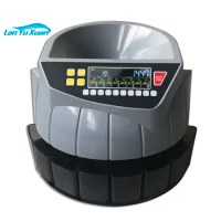 DB380 NEW LCD coin counter and coin sorter with coin tubes