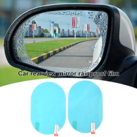 2pcs Car Rainproof Film Car Car Rearview Mirror anti-glare Rain proof Anti fog Waterproof Film Membrane Car Sticker Accessories
