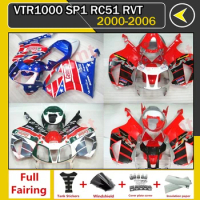 Fit For Honda VTR1000 SP1 SP2 RC51 RVT 2000 - 2006 Motorcycle ABS Fairing Kit Bodywork Panel Set VTR 1000 SP 2001 2002 2003 2004