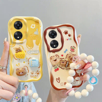Ốp Mềm Hoạt Hình Cho Oppo A97 5G, Ốp Silicon Hoạt Hình 3D, Gấu Phô Mai, Bánh Mì, Gấu, Oppo A97 5G, Ố