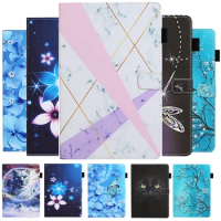 Painted PU Leather Case For Samsung Galaxy Tab S6 Lite 10.4 2020 P615 SM P610 SM-P615 Cover Tablet For Samsung Tab S6 Lite Case